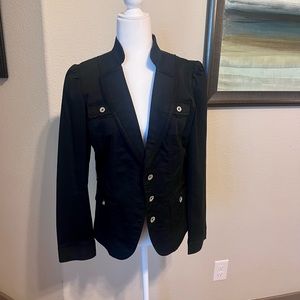 White House Black Market Black Blazer side 8